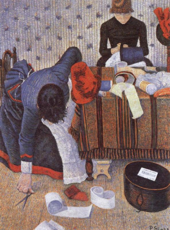 Paul Signac Two Milliners Rue du Caire oil painting picture